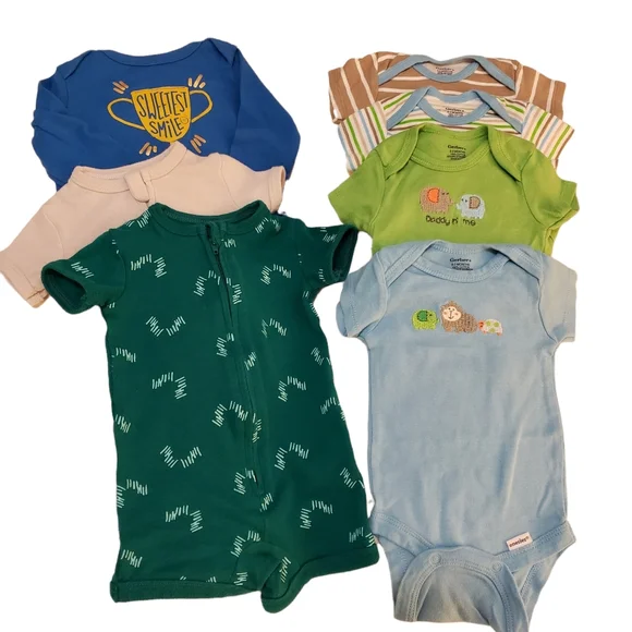 Baby Boys Onsie Bodysuits Size 0-3 Months and 0-6 Months - Picture 8 of 9